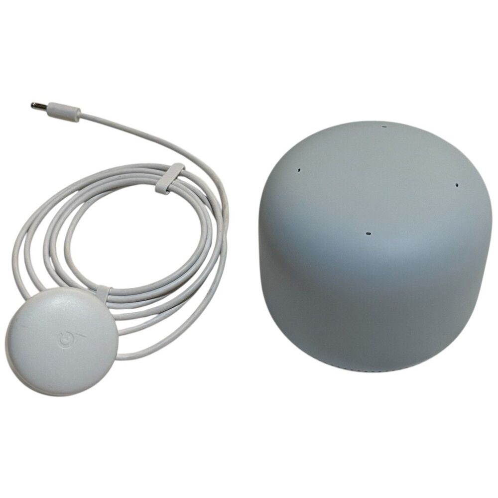 Google Nest H2E WIFI AC1200 Add-on Point Range Extender Mesh Mist Blue w/Power